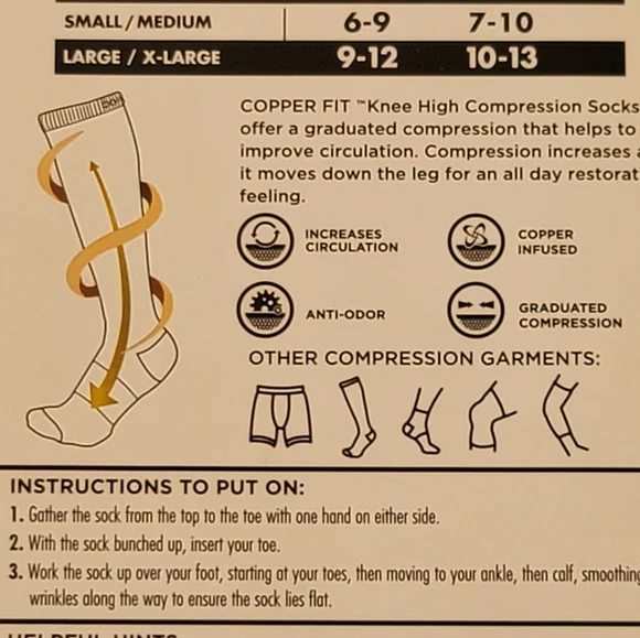 Cooper Compression Socks - Picture 5 of 11